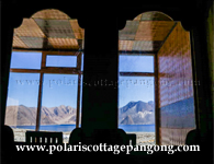 Pangong Polaris Cottage Ladakh View From Restaurant